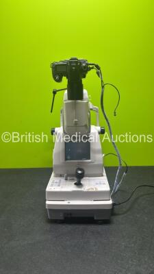 TopCon TRC-NW6S Non-Mydriatic Retinal Camera *Mfd - 2003* (Powers Up) with Nikon D90 Digital Camera *Untested Due to No Power Supply* (Headrest Rubber Loose and Cut Cable)