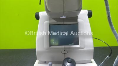 TopCon TRC-NW6S Non-Mydriatic Retinal Camera *Mfd - 2003* (Powers Up) with Nikon D90 Digital Camera *Untested Due to No Power Supply* (Headrest Rubber Loose and Cut Cable) - 3