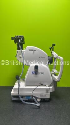 TopCon TRC-NW6S Non-Mydriatic Retinal Camera *Mfd - 2003* (Powers Up) with Nikon D90 Digital Camera *Untested Due to No Power Supply* (Headrest Rubber Loose and Cut Cable) - 4