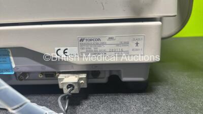 TopCon TRC-NW6S Non-Mydriatic Retinal Camera *Mfd - 2003* (Powers Up) with Nikon D90 Digital Camera *Untested Due to No Power Supply* (Headrest Rubber Loose and Cut Cable) - 6