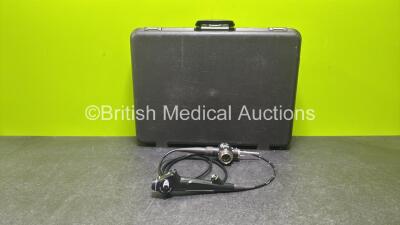 Olympus BF-1T260 Video Bronchoscope in Case - Engineer's Report : Optical System - No Fault Found, Angulation - No Fault Found, Insertion Tube - No Fault Found, Light Transmission - No Fault Found, Channels - No Fault Found, Leak Check - No Fault Found *2