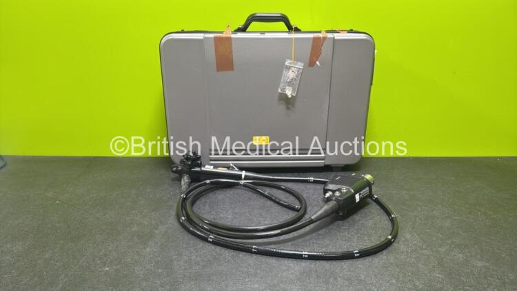 Pentax EC38-I10F Video Colonoscope in Case - Engineer's Report : Optical System - Unable to Check, Angulation - No Fault Found, Insertion Tube - No Fault Found, Light Transmission - No Fault Found, Channels - No Fault Found, Leak Check - No Fault Found *A