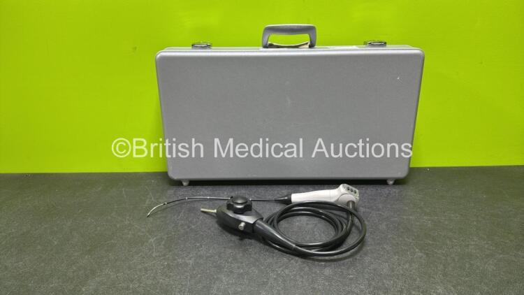 Karl Storz 11101 VP Video Pharyngoscope in Case - Engineer's Report : Optical System - Unable to Check, Angulation - No Fault Found, Insertion Tube - No Bending Section Rubber, Light Transmission - No Fault Found, Leak Check - Leak From Insertion Tube *14