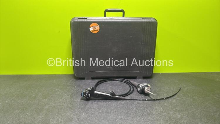 Olympus CYF-240 Video Cystoscope in Case - Engineer's Report : Optical System - No Fault Found, Angulation - No Fault Found, Insertion Tube - No Fault Found, Light Transmission - No Fault Found, Channels - No Fault Found, Leak Check - No Fault Found *2400