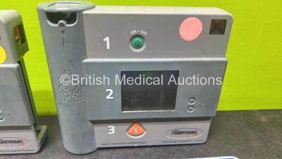 Job Lot Including 1 x Heartstream Semi Automatic Defibrillator, 2 x Laerdal Heartstart Semi Automatic Defibrillators, 1 x Philips Heartstart Defibrillator - 3