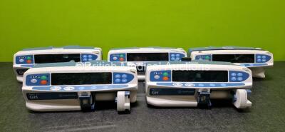 5 x CareFusion GH Alaris Plus Syringe Pumps (All Damaged For Spares / Repairs - See Photo)