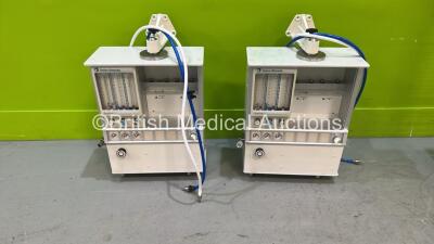 2 x Datex - Ohmeda Aestiva 5 Induction Anaesthesia Machine With Hoses *S/N AMWF00444 / AMWF00445* **A/N A00976 / A00973**