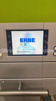 Erbe Vio 200 D Electrosurgical / Diathermy Unit With Software 2.3.5 With APC 2 With Footswitch on Trolley (Powers Up) - 2