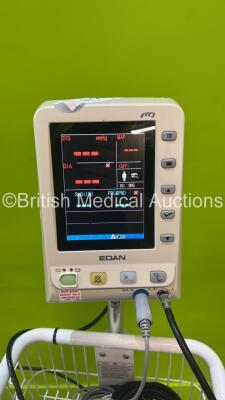 1 x Edan Vital Signs Patient Monitor and 1 x Mindray VS-800 Vital Signs Patient Monitor (Powers Up) - 3