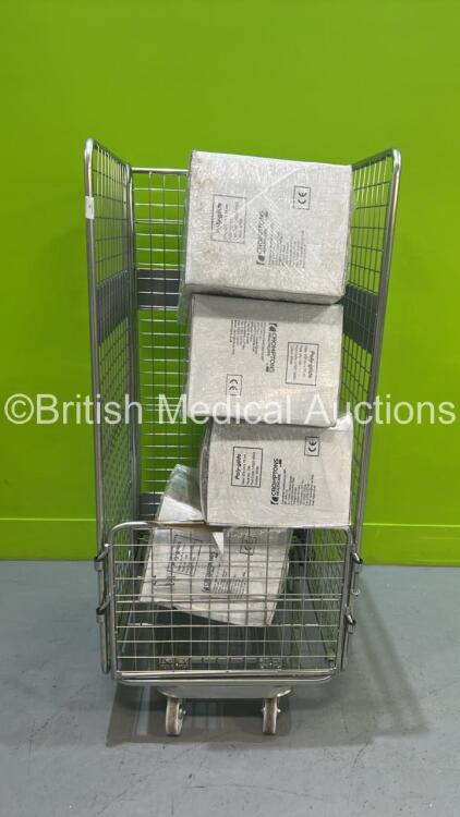 Cage of 4 x Boxes of Poly-glide Universal Patient Specific Slide Sheets (Cage Not Included)