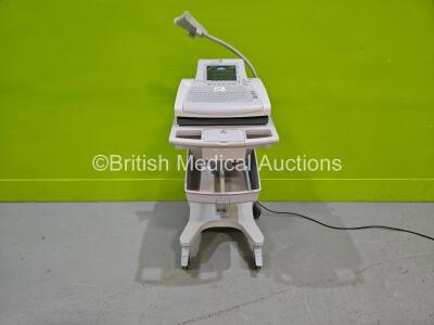 GE MAC3500 ECG Machine on Stand (Powers Up)