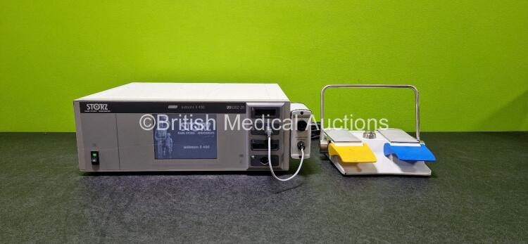 Karl Storz-Endoskope SCB Autocon II 400 205352 20 Electrosurgical Unit with 1 x Storz Model 20535280 Module and 1 x Footswitch (Powers Up and Scratched Casing - See Photo)