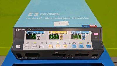 Valleylab Force FX-8CS Electrosurgical / Diathermy Unit *Mfd - 2014* (Powers Up) on Trolley - 2