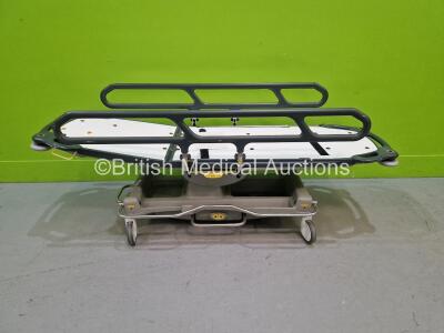 Anetic Aid QA3 Hydraulic Patient Trolley With Mattress (Hydraulics Tested Working)