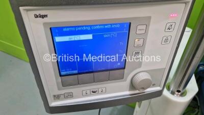 Drager Caleo Infant Incubator Version 2.11 with Mattress *Mfd-2009* (Powers Up) *SN ASAL-0016* - 2