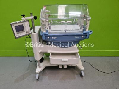 Drager Caleo Infant Incubator Version 2.11 with Mattress *Mfd-2009* (Powers Up) *SN ASAL-0031*