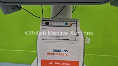 Siemens Healthineers Acuson Juniper Flat Screen Ultrasound Scanner Model 11335791 *Mfd - 2019* (Untested Due to Cut Power Supply - HDD Removed) *SN 0405869152059* - 6