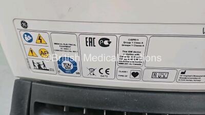 GE Vivid E9 XDClear Flat Screen Ultrasound Scanner **Mfd 2015** Application Software Version 113 Revision 1.7 System Software Version 104.3.6 (Powers Up, Keyboard Does Not Lock Into Place) and 1 x Sony DR85MD Printer (Powers Up) *SN VE99305* **IR291** - 7