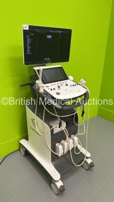 Samsung WS80A Flat Screen Ultrasound Scanner *S/N S0ZKM3HH900005D* **Mfd 2016** Software Version 4.01.14d.3045 with 4 x Transducers / Probes (V5-9 / CV1-8A / CA3-10A and CA1-7A) and Mitsubishi P95 Printer (Powers Up - Missing Rear Door Trim - See Pictures - 6