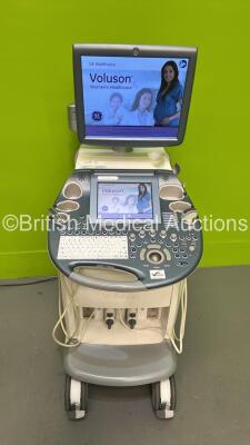 GE Voluson E6 Flat Screen Ultrasound Scanner BT 13.5 *S/N D64660* **Mfd 2016** Software Version EC250 (14.0.9.1694) with 2 x Transducers / Probes (C1-5-D Ref 5261135 *Mfd 2016* and C4-8-D Ref 5336340 *Mfd 2021*) and Sony UP-D898MD Digital Graphic Printer - 2