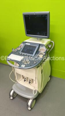 GE Voluson E6 Flat Screen Ultrasound Scanner BT 13.5 *S/N D64660* **Mfd 2016** Software Version EC250 (14.0.9.1694) with 2 x Transducers / Probes (C1-5-D Ref 5261135 *Mfd 2016* and C4-8-D Ref 5336340 *Mfd 2021*) and Sony UP-D898MD Digital Graphic Printer - 7