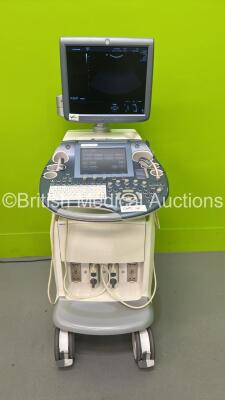 GE Voluson E6 Flat Screen Ultrasound Scanner BT 13.5 *S/N D64739* **Mfd 2016** Software Version EC250 (14.0.9.1694) with 2 x Transducer / Probes (C4-8-D Ref 5336340 *Mfd 2016* and C1-5-D Ref 5261135 *Mfd 2016*) and Sony UP-D898MD Digital Graphic Printer (