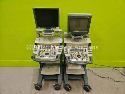 Job Lot Including 1 x BK Pro Focus Ultrasound Scanner Ref Type 2202 *S/N 1884728* (HDD REMOVED) and 1 BK Pro Focus Ultrasound Scanner Ref Type 2202 *S/N 1877674* (HDD / Unit Engine Removed)