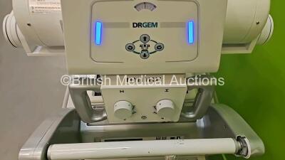 DRGEM Topaz - 32D Mobile X-Ray System *Mfd - 2020* (Draws Power with Key) *HDD REMOVED** with 1 x Wireless Digital Flat Panel Detector (ri) - 5