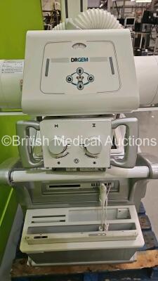 DRGEM Topaz - 32D Mobile X-Ray System *Mfd - 2020* (No Power Damaged Emergency Stop Button) *HDD REMOVED** (ri) - 3