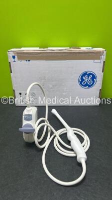 GE IC5-9-D Ref 5492351 Ultrasound Transducer / Probe *Mfd 2018-08* in Box (Untested, Mark on Head - See Photo) *696066WX0*