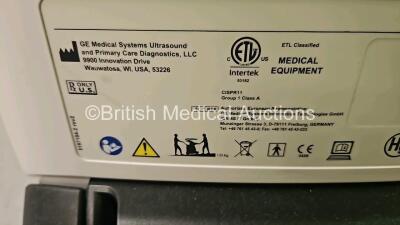 GE Logiq E9 XDClear Flat Screen Ultrasound Scanner Ref 5205000-9 *Mfd - 2015* Software Version R6 Software Revision 1.1 (Powers Up, Unable to Lock Keyboard, Keyboard Missing Button) with 3 x Transducers Including 1 x ML6-15, 1 x 9L-D, 1 x C1-6 (Not Able t - 11