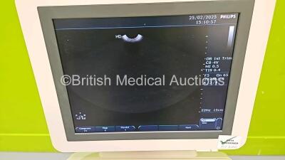 Philips HD7 Ultrasound Scanner/System Rev 3.1.1 (Powers Up) with 2 x Transducers Including 1 x C5-2 and 1 x C8-4v *SN CI54140123* - 9