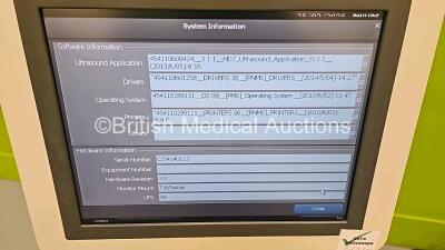 Philips HD7 Ultrasound Scanner/System Rev 3.1.1 (Powers Up) with 2 x Transducers Including 1 x C5-2 and 1 x C8-4v *SN CI54140123* - 13