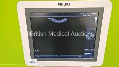 Philips HD7 Ultrasound Scanner/System Rev 3.1.1 (Powers Up) with 2 x Transducers Including 1 x C5-2 and 1 x C8-4v *SN CI54140121* - 10