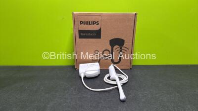 Philips C10-3v Ultrasound Transducer / Probe in Box (Untested, Mark / Discolouration to Head)