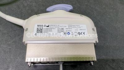 GE M5S-D Ultrasound Transducer / Probe *Mfd - 2020* (Untested) - 3