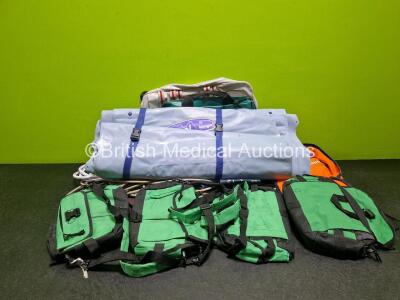 Job Lot Including 1 x Mangar Camel Emergency Lifting Cushion, Ultra Check BP Cuffs with Hose and Various Ambulance Bags