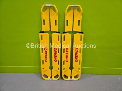 2 x Ferno Scoop EXL Stretchers (1 x Missing Clip)*SN 118581 / 097416*