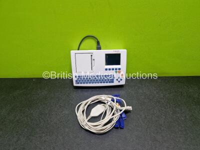 Schiller Cardiovit AT-101 ECG Machine (Draws Power) with 10 Lead ECG Lead