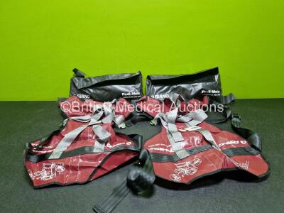 2 x Ferno Pedi-Mate Infant Ambulance Straps in Bag