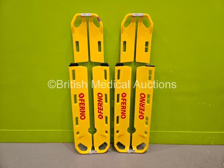 2 x Ferno Scoop EXL Stretchers (1 x Missing Clip) *SN 116777 / 79768*