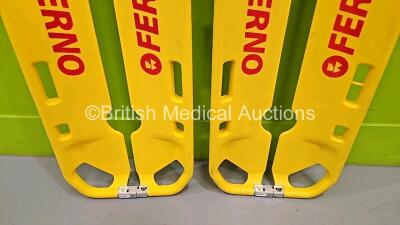 2 x Ferno Scoop EXL Stretchers (1 x Missing Clip) *SN 116777 / 79768* - 2