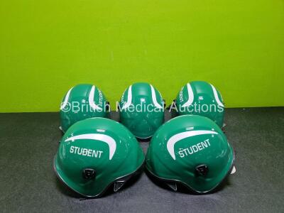 5 x Ambulance Safety Helmets