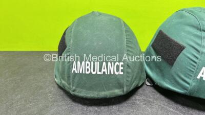 3 x Engineering Armour Ambulance Helmets - 4