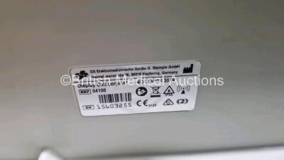 GS Corpuls3 Slim Defibrillator Ref : 04301 (Powers Up) with Corpuls Patient Box Ref : 04200 (Powers Up) with Pacer, Oximetry, ECG-D, ECG-M, CO2, CPR, NIBP and Printer Options with 4 and 6 Lead ECG Leads, CPR Cable, CO2 Cable, Corpuls Display Unit Ref 041 - 14