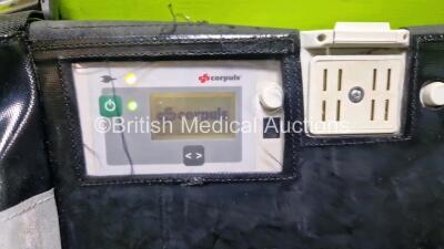 GS Corpuls3 Slim Defibrillator Ref : 04301 (Powers Up) with Corpuls Patient Box Ref : 04200 (Powers Up) with Pacer, Oximetry, ECG-D, ECG-M, CO2, CPR, NIBP and Printer Options with 4 and 6 Lead ECG Leads, CPR Cable, CO2 Cable, Corpuls Display Unit Ref 041 - 9