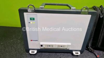 GS Corpuls3 Slim Defibrillator Ref : 04301 (Powers Up) with Corpuls Patient Box Ref : 04200 (Powers Up) with Pacer, Oximetry, ECG-D, ECG-M, CO2, CPR, NIBP and Printer Options with 4 and 6 Lead ECG Leads, CPR Cable, CO2 Cable, Corpuls Display Unit Ref 041 - 8