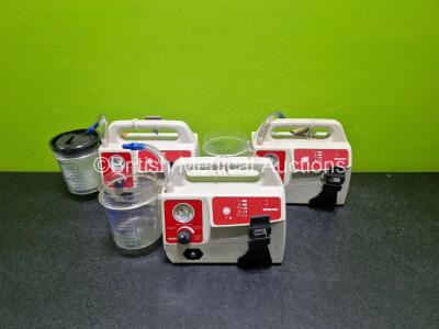 3 x Sscor Inc Vacuum Pumps (All Untested Due to Suspected Flat Battery) with 3 x Suction Cups