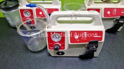 3 x Sscor Inc Vacuum Pumps (All Untested Due to Suspected Flat Battery) with 3 x Suction Cups - 4