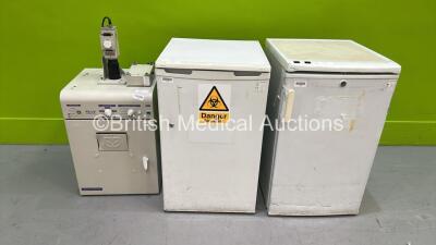 2 x Lec Medical Fridges and 1 x UVP Epicemi 3 Darkroom (All Power Up) *11322 / 18552 / 18551*